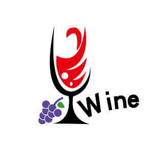 简约葡萄酒红酒酒业企业公司标志logo酒logo